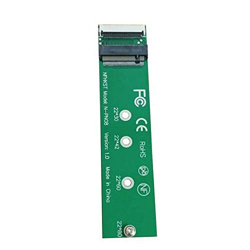 ZAHARA M.2 Key M (NGFF) NVME SSD auf Mini PCIe WIN10 Adapterkarte mit Stromkabel von Zahara