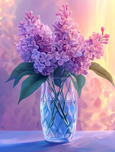 Diamond Painting Blume, DIY Anlage Diamond Painting Eckige Steine Set Erwachsene, 5D Kreuzstich Stickerei Diamant Malerei, Mosaikherstellung Basteln Erwachsene Bilder, Zur Haus Wanddeko 30x40cm H-64 Diamond Painting Blume, DIY Anlage Diamond Painting Eckige Steine Set Erwachsene, 5D Kreuzstich Stickerei Diamant Malerei, Mosaikherstellung Basteln Erwachsene Bilder, Zur Haus Wanddeko 30x40cm H-64 von Zahnngxp
