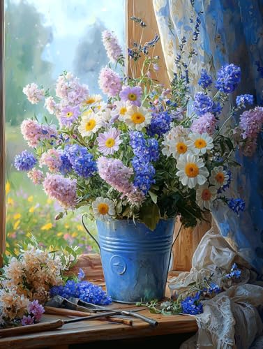 Diamond Painting Blume, DIY Anlage Diamond Painting Eckige Steine Set Erwachsene, 5D Kreuzstich Stickerei Diamant Malerei, Mosaikherstellung Basteln Erwachsene Bilder, Zur Haus Wanddeko 40x50cm H-82 Diamond Painting Blume, DIY Anlage Diamond Painting Eckige Steine Set Erwachsene, 5D Kreuzstich Stickerei Diamant Malerei, Mosaikherstellung Basteln Erwachsene Bilder, Zur Haus Wanddeko 40x50cm H-82 von Zahnngxp