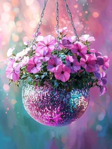 Diamond Painting Blume, DIY Anlage Diamond Painting Eckige Steine Set Erwachsene, 5D Kreuzstich Stickerei Diamant Malerei, Mosaikherstellung Basteln Erwachsene Bilder, Zur Haus Wanddeko 50x70cm G-72 Diamond Painting Blume, DIY Anlage Diamond Painting Eckige Steine Set Erwachsene, 5D Kreuzstich Stickerei Diamant Malerei, Mosaikherstellung Basteln Erwachsene Bilder, Zur Haus Wanddeko 50x70cm G-72 von Zahnngxp