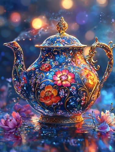 Diamond Painting Blume, DIY Teeservice Diamond Painting Eckige Steine Set Erwachsene, 5D Kreuzstich Stickerei Diamant Malerei, Mosaikherstellung Basteln Erwachsene Bilder, Haus Wanddeko 40x50cm H-68 Diamond Painting Blume, DIY Teeservice Diamond Painting Eckige Steine Set Erwachsene, 5D Kreuzstich Stickerei Diamant Malerei, Mosaikherstellung Basteln Erwachsene Bilder, Haus Wanddeko 40x50cm H-68 von Zahnngxp