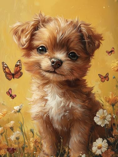 Diamond Painting Eckige Steine Hund 60x80cm, 5D Tier Diamant Painting Bilder Erwachsene Set, DIY Kreuzstich Stickerei Mosaikherstellung Bastelset Erwachsene, Zur Weihnachten Deko Wand Geschenk G-61 Diamond Painting Eckige Steine Hund 60x80cm, 5D Tier Diamant Painting Bilder Erwachsene Set, DIY Kreuzstich Stickerei Mosaikherstellung Bastelset Erwachsene, Zur Weihnachten Deko Wand Geschenk G-61 von Zahnngxp
