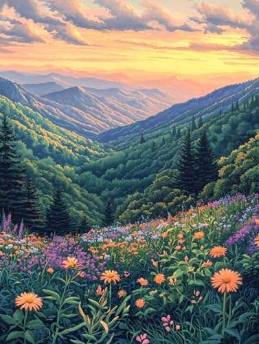 Diamond Painting Eckige Steine Landschaft 40x50cm, 5D Blume Diamant Painting Bilder Erwachsene Set, DIY Kreuzstich Stickerei Mosaikherstellung Bastelset Erwachsene, Zur Weihnachten Deko Wand J-91 Diamond Painting Eckige Steine Landschaft 40x50cm, 5D Blume Diamant Painting Bilder Erwachsene Set, DIY Kreuzstich Stickerei Mosaikherstellung Bastelset Erwachsene, Zur Weihnachten Deko Wand J-91 von Zahnngxp