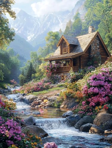 Diamond Painting Eckige Steine Landschaft 50x70cm, 5D Kabine Diamant Painting Bilder Erwachsene Set, DIY Kreuzstich Stickerei Mosaikherstellung Bastelset Erwachsene, Zur Weihnachten Deko Wand H-17 Diamond Painting Eckige Steine Landschaft 50x70cm, 5D Kabine Diamant Painting Bilder Erwachsene Set, DIY Kreuzstich Stickerei Mosaikherstellung Bastelset Erwachsene, Zur Weihnachten Deko Wand H-17 von Zahnngxp