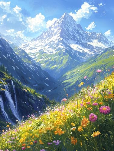 Diamond Painting Eckige Steine Landschaft 50x70cm, 5D Schneeberg Diamant Painting Bilder Erwachsene Set, DIY Kreuzstich Stickerei Mosaikherstellung Bastelset Erwachsene, Zur Weihnachten Deko Wand H-65 Diamond Painting Eckige Steine Landschaft 50x70cm, 5D Schneeberg Diamant Painting Bilder Erwachsene Set, DIY Kreuzstich Stickerei Mosaikherstellung Bastelset Erwachsene, Zur Weihnachten Deko Wand H-65 von Zahnngxp