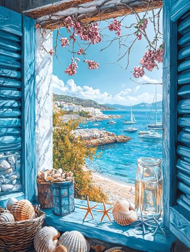 Diamond Painting Eckige Steine Landschaft 60x80cm, 5D Fenster Diamant Painting Bilder Erwachsene Set, DIY Kreuzstich Stickerei Mosaikherstellung Bastelset Erwachsene, Zur Weihnachten Deko Wand G-89 Diamond Painting Eckige Steine Landschaft 60x80cm, 5D Fenster Diamant Painting Bilder Erwachsene Set, DIY Kreuzstich Stickerei Mosaikherstellung Bastelset Erwachsene, Zur Weihnachten Deko Wand G-89 von Zahnngxp