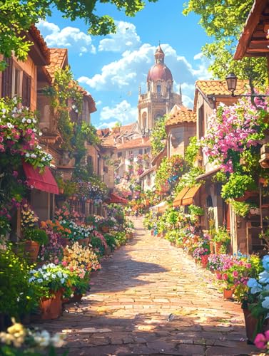 Diamond Painting Eckige Steine Stadt 60x80cm, 5D Anlage Diamant Painting Bilder Erwachsene Set, DIY Kreuzstich Stickerei Mosaikherstellung Bastelset Erwachsene, Zur Weihnachten Deko Wand Geschenk H-99 Diamond Painting Eckige Steine Stadt 60x80cm, 5D Anlage Diamant Painting Bilder Erwachsene Set, DIY Kreuzstich Stickerei Mosaikherstellung Bastelset Erwachsene, Zur Weihnachten Deko Wand Geschenk H-99 von Zahnngxp