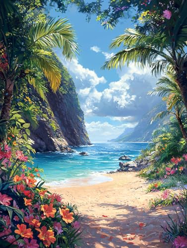Diamond Painting Eckige Steine Strand 60x80cm, 5D Landschaft Diamant Painting Bilder Erwachsene Set, DIY Kreuzstich Stickerei Mosaikherstellung Bastelset Erwachsene, Zur Weihnachten Deko Wand H-51 Diamond Painting Eckige Steine Strand 60x80cm, 5D Landschaft Diamant Painting Bilder Erwachsene Set, DIY Kreuzstich Stickerei Mosaikherstellung Bastelset Erwachsene, Zur Weihnachten Deko Wand H-51 von Zahnngxp