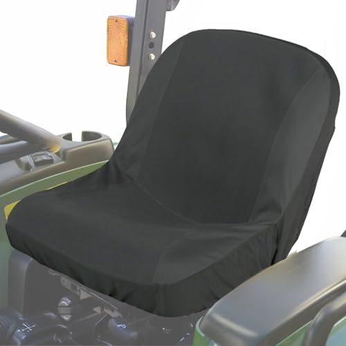 Universeller Rasenmäher Sitzbezug Mit 2 Taschen, Oxford Wasserdichte Schwarz Traktor Sitzbezug Aufsitzrasenmäher Zubehör - Rasenmäherzubehör Für Die Meisten Rasenmäher von Zahoken