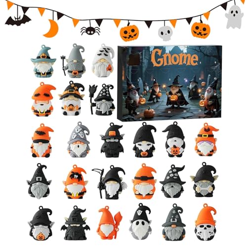Zahoken 2025 Halloween Countdown Kalender,24 Tage 2025 Gnom Modell Santa Weihnachtsdekoration Adventsspielzeug - Schreibtischdekoration Für Familie | Geschenk Für Mann Jugendliche Zahoken 2025 Halloween Countdown Kalender,24 Tage 2025 Gnom Modell Santa Weihnachtsdekoration Adventsspielzeug - Schreibtischdekoration Für Familie | Geschenk Für Mann Jugendliche von Zahoken