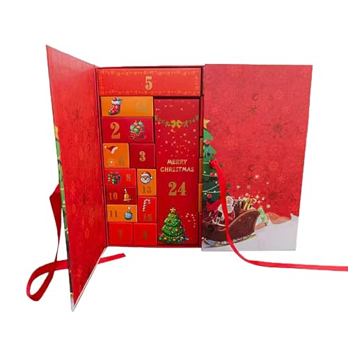 Zahoken Adventskalender 2025 - Weihnachts Spielzeug Adventskalender - Bedruckte Sammelbox 24 Tage Für Jugendliche Erwachsene Kinder Zuhause Küche Fest von Zahoken