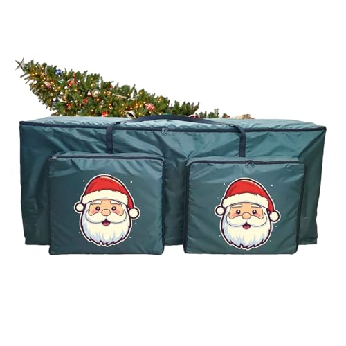 Zahoken Christbaum Aufbewahrungstasche,Organizer Mit Reißverschluss Und 2 Fronttaschen,Weihnachtskranz Aufbewahrung - Für Waschraum Garage Wohnung Reise Wohnheim Zahoken Christbaum Aufbewahrungstasche,Organizer Mit Reißverschluss Und 2 Fronttaschen,Weihnachtskranz Aufbewahrung - Für Waschraum Garage Wohnung Reise Wohnheim von Zahoken