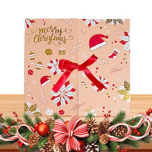 Zahoken Countdown Box Zum Befüllen | 24-Tägiger Multifunktionsbehälter - Erstelle Deine Eigenen Countdown Boxen - Für Erwachsene Kinder Schüler Kleinigkeiten Süßigkeiten Schmuck Zahoken Countdown Box Zum Befüllen | 24-Tägiger Multifunktionsbehälter - Erstelle Deine Eigenen Countdown Boxen - Für Erwachsene Kinder Schüler Kleinigkeiten Süßigkeiten Schmuck von Zahoken