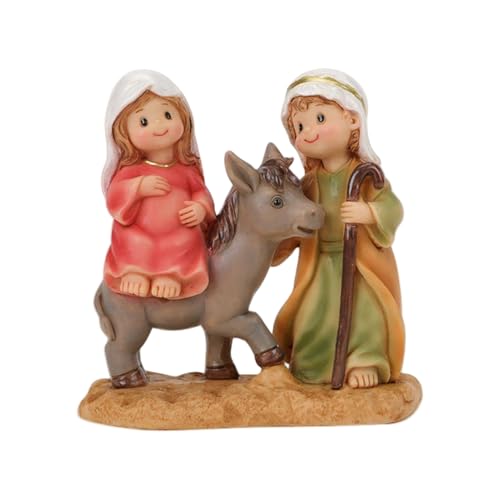 Zahoken Katholische Statuen,Religiöse Cartoon Joseph und Maria Weihnachts Skulpturen | Religiöse Skulpturen Figuren Deko - Christliches Weihnachtsdekoration für Zuhause Kirche Wohnzimmer Tisch Kamin Zahoken Katholische Statuen,Religiöse Cartoon Joseph und Maria Weihnachts Skulpturen | Religiöse Skulpturen Figuren Deko - Christliches Weihnachtsdekoration für Zuhause Kirche Wohnzimmer Tisch Kamin von Zahoken