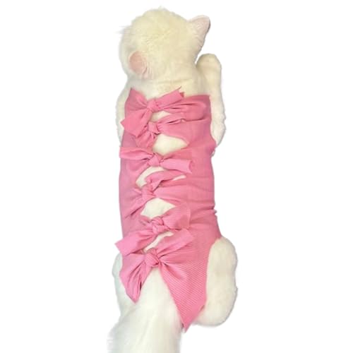 Zahoken Katzen-Genesungsanzug, atmungsaktiv, nach Operationen, weiche Weste, Einteiler, Jacke zur Vermeidung von Spritzern, Wunden und Lecken, Haustier, Zuhause, drinnen von Zahoken