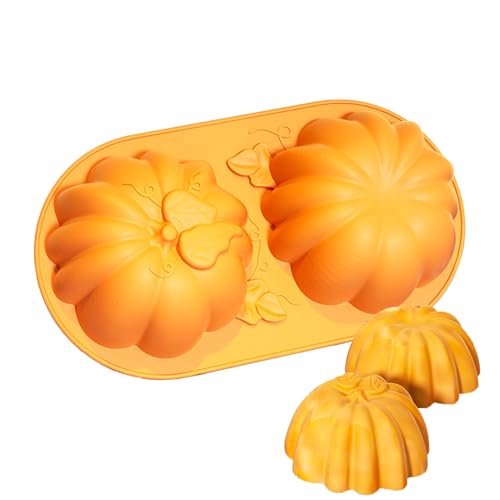 Zahoken Kuchenformen Backformen Silikon | Puddingform Kürbisform | 2-Fach Backform Für Halloween Herbstleckereien Desserts Zahoken Kuchenformen Backformen Silikon | Puddingform Kürbisform | 2-Fach Backform Für Halloween Herbstleckereien Desserts von Zahoken