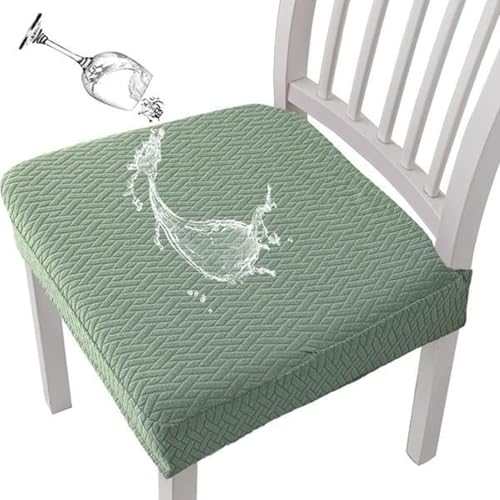 Zahoken Küchenstuhlhussen – Elastische Möbelschoner für Küchenstühle – Hocker-Schutz für drinnen und draußen, Schlafzimmer, Büro, Restaurant, kommerzielle Weihnachten, Terrasse, Hof, Bauernhaus von Zahoken