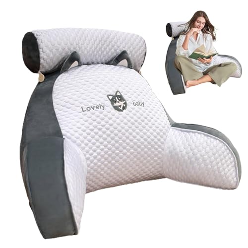 Zahoken Rückenkissen, Lesebettkissen – Rückenkissen mit abnehmbarer Nackenstütze und Armen zum Sitzen im Bett, Lesen, Fernsehen, Spielen Zahoken Rückenkissen, Lesebettkissen – Rückenkissen mit abnehmbarer Nackenstütze und Armen zum Sitzen im Bett, Lesen, Fernsehen, Spielen von Zahoken