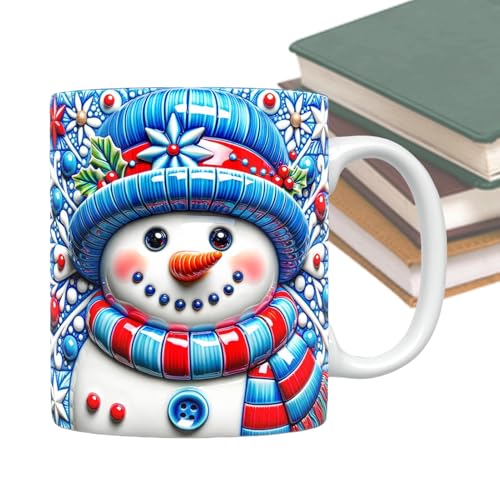 Zahoken Tasse - Keramik Weihnachtskindertassen | 35cl Design Trinkgefäße Für Tee Geburtstag Festliche Küche Mädchen Frauen Zahoken Tasse - Keramik Weihnachtskindertassen | 35cl Design Trinkgefäße Für Tee Geburtstag Festliche Küche Mädchen Frauen von Zahoken