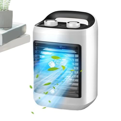 Zahoken Tischventilator | Natürlicher Luftventilator für Schlafzimmer,Wiederaufladbar Mit Einstellbaren Modi Leiser Luftbefeuchter Kleines Raumgerät Gadget Für Outdoor Reisen Zuhause Büro Zahoken Tischventilator | Natürlicher Luftventilator für Schlafzimmer,Wiederaufladbar Mit Einstellbaren Modi Leiser Luftbefeuchter Kleines Raumgerät Gadget Für Outdoor Reisen Zuhause Büro von Zahoken