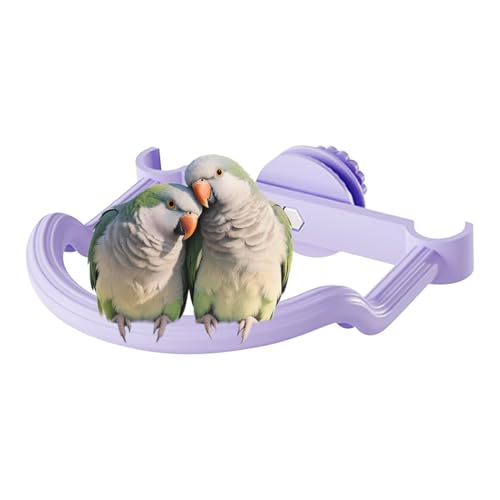 Zahoken Vogel-Sitzstangen für Papageien, Sittiche, stehendes Vogelspielzeug, wasserdichter Ständer, Haustierzubehör für Nymphensittiche, Sittiche, Finken, Aras, kleine und mittelgroße Kletterübungen von Zahoken