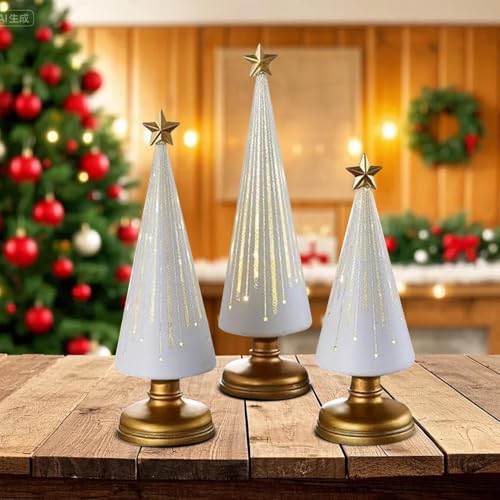 Zahoken Weihnachtsbaum Nachtlicht Mit Sternen,3 Teile Kunstharz Weihnachtsbaum Schmuck | Weihnachtsdekorationen Für Schule Klassenzimmer Wohnzimmer Wohnung Ferienhaus Party Und Auto Zahoken Weihnachtsbaum Nachtlicht Mit Sternen,3 Teile Kunstharz Weihnachtsbaum Schmuck | Weihnachtsdekorationen Für Schule Klassenzimmer Wohnzimmer Wohnung Ferienhaus Party Und Auto von Zahoken