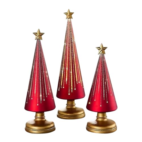 Zahoken Weihnachtsbaum Nachtlicht Mit Sternen - 3 Stück Weihnachtsbäume Aus Kunstharz Mit Beleuchtung - Wohndekoration Für Wohnzimmer Schlafzimmer Auto Schule Wohnheim Party Erntedankfest Zahoken Weihnachtsbaum Nachtlicht Mit Sternen - 3 Stück Weihnachtsbäume Aus Kunstharz Mit Beleuchtung - Wohndekoration Für Wohnzimmer Schlafzimmer Auto Schule Wohnheim Party Erntedankfest von Zahoken
