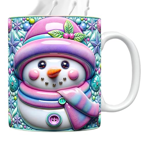 Zahoken Weihnachtskaffeetassen | Keramik Weihnachtstassen - 35cl Design Trinkgefäße Für Tee Geburtstag Festliche Küche Mädchen Frauen Zahoken Weihnachtskaffeetassen | Keramik Weihnachtstassen - 35cl Design Trinkgefäße Für Tee Geburtstag Festliche Küche Mädchen Frauen von Zahoken