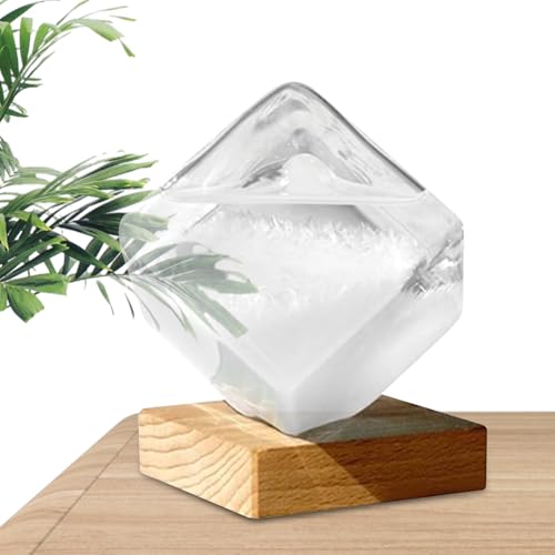 Zahoken Wettervorhersage-Flasche - Große Würfel-Wettervorhersageflasche - Stilvolles Wetterglas, praktische Schreibtischdekoration für Zuhause, Schreibtisch, Geburtstagsgeschenk Zahoken Wettervorhersage-Flasche - Große Würfel-Wettervorhersageflasche - Stilvolles Wetterglas, praktische Schreibtischdekoration für Zuhause, Schreibtisch, Geburtstagsgeschenk von Zahoken