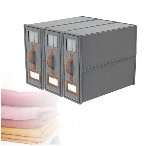 ZaiZaiSMao Bettwäsche Organizer Faltbarer, Bettwäsche Organizer Box mit Fenster und Etikett Bettwäsche Aufbewahrung für Bettdecken Kleidung Decke,gray-3pack ZaiZaiSMao Bettwäsche Organizer Faltbarer, Bettwäsche Organizer Box mit Fenster und Etikett Bettwäsche Aufbewahrung für Bettdecken Kleidung Decke,gray-3pack von ZaiZaiSMao