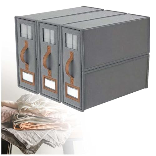 ZaiZaiSMao Bettwäsche Organizer Faltbarer, Bettwäsche Organizer Box mit klarem Fenster und Griff Bettwäsche Aufbewahrung für Bettlaken und Kleidung,gray-3pack ZaiZaiSMao Bettwäsche Organizer Faltbarer, Bettwäsche Organizer Box mit klarem Fenster und Griff Bettwäsche Aufbewahrung für Bettlaken und Kleidung,gray-3pack von ZaiZaiSMao