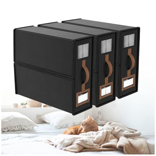 ZaiZaiSMao Bettwäsche Organizer Faltbarer, Bettwäsche Organizer mit klarem Fenster und Griff Bettwäsche Aufbewahrung für Bettlaken und Kleidung,black-3pack ZaiZaiSMao Bettwäsche Organizer Faltbarer, Bettwäsche Organizer mit klarem Fenster und Griff Bettwäsche Aufbewahrung für Bettlaken und Kleidung,black-3pack von ZaiZaiSMao