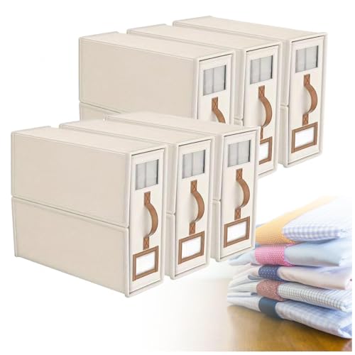 ZaiZaiSMao Bettwäsche Organizer Faltbarer, Bettzeug Aufbewahrung mit Fenster und Etikett Bettzeug Aufbewahrung für Bettdecken Kleidung Decke,beige-6pack ZaiZaiSMao Bettwäsche Organizer Faltbarer, Bettzeug Aufbewahrung mit Fenster und Etikett Bettzeug Aufbewahrung für Bettdecken Kleidung Decke,beige-6pack von ZaiZaiSMao