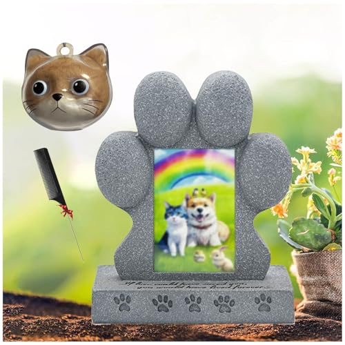 ZaiZaiSMao Gedenkstein Hund und Hundehaar-Sammler, Grabschmuck Katze mit Tierhaarsammler und Fotodisplay Grabstein Für Katzen für Tiere Grab Erinnerung ZaiZaiSMao Gedenkstein Hund und Hundehaar-Sammler, Grabschmuck Katze mit Tierhaarsammler und Fotodisplay Grabstein Für Katzen für Tiere Grab Erinnerung von ZaiZaiSMao