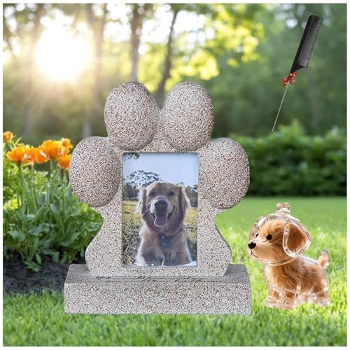 ZaiZaiSMao Gedenkstein Katze mit Tierhaar Erinnerung, Andenken Katze mit Tierhaarsammler und Fotodisplay Grabstein Hund für Katze Trauer Geschenk,Gold-B ZaiZaiSMao Gedenkstein Katze mit Tierhaar Erinnerung, Andenken Katze mit Tierhaarsammler und Fotodisplay Grabstein Hund für Katze Trauer Geschenk,Gold-B von ZaiZaiSMao