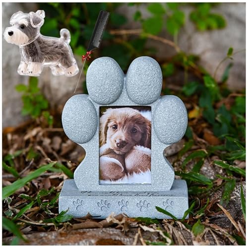 ZaiZaiSMao Gedenkstein Katze mit Tierhaar Erinnerung, Andenken Katze mit Tierhaarsammler und Fotodisplay Grabstein Hund für Katze Trauer Geschenk,Silver-C ZaiZaiSMao Gedenkstein Katze mit Tierhaar Erinnerung, Andenken Katze mit Tierhaarsammler und Fotodisplay Grabstein Hund für Katze Trauer Geschenk,Silver-C von ZaiZaiSMao