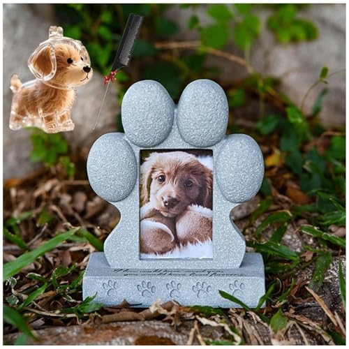 ZaiZaiSMao Gedenkstein Katze und Tierhaar Erinnerung, Grabschmuck Katze mit Tierhaarsammler und Fotodisplay Erinnerung Katze Gedenkgeschenk für Tierliebhaber,Silver-B ZaiZaiSMao Gedenkstein Katze und Tierhaar Erinnerung, Grabschmuck Katze mit Tierhaarsammler und Fotodisplay Erinnerung Katze Gedenkgeschenk für Tierliebhaber,Silver-B von ZaiZaiSMao