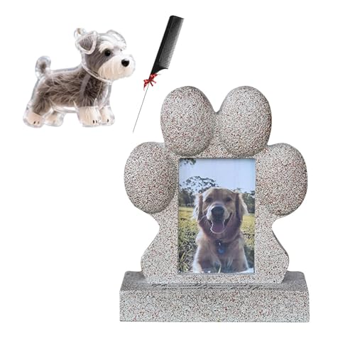 ZaiZaiSMao Gedenktafel Hund und Tierhaar Erinnerung, Grabschmuck Hund mit Tierhaarsammler und Fotodisplay Gedenktafel Hund für Katze Trauer Geschenk ZaiZaiSMao Gedenktafel Hund und Tierhaar Erinnerung, Grabschmuck Hund mit Tierhaarsammler und Fotodisplay Gedenktafel Hund für Katze Trauer Geschenk von ZaiZaiSMao