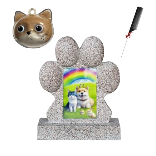 ZaiZaiSMao Grabstein Hund mit Hundehaar-Sammler, Gedenkstein Hund mit Tierhaarsammler und Fotodisplay Erinnerung Hund für Tiere Grab Erinnerung ZaiZaiSMao Grabstein Hund mit Hundehaar-Sammler, Gedenkstein Hund mit Tierhaarsammler und Fotodisplay Erinnerung Hund für Tiere Grab Erinnerung von ZaiZaiSMao