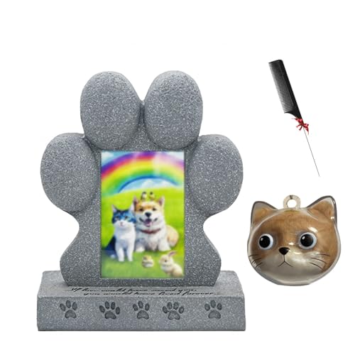 ZaiZaiSMao Grabstein Katze mit Tierhaar Erinnerung, Gedenkstein Katze mit Tierhaarsammler und Fotodisplay Grabstein Für Katzen für Tierbesitzer ZaiZaiSMao Grabstein Katze mit Tierhaar Erinnerung, Gedenkstein Katze mit Tierhaarsammler und Fotodisplay Grabstein Für Katzen für Tierbesitzer von ZaiZaiSMao