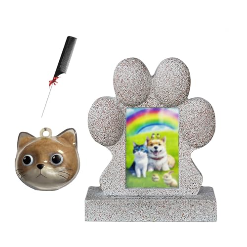 ZaiZaiSMao Grabstein Katze und Hundehaar-Sammler, Hunde Grabstein mit Tierhaarsammler und Fotodisplay Gedenktafel Katze für Tiere Grab Erinnerung ZaiZaiSMao Grabstein Katze und Hundehaar-Sammler, Hunde Grabstein mit Tierhaarsammler und Fotodisplay Gedenktafel Katze für Tiere Grab Erinnerung von ZaiZaiSMao