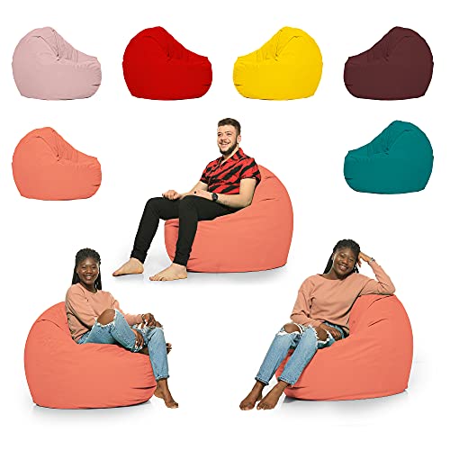 ZainBag.de - Sitzkissen 2-in-1 -Sitzsäcke für Erwachsene & Kinder – Wasserfest - Hochwertige EPS Perlen - Indoor & Outdoor - Beanbag (Sonflower, 130cm Durchmesser) von ZainBag.de