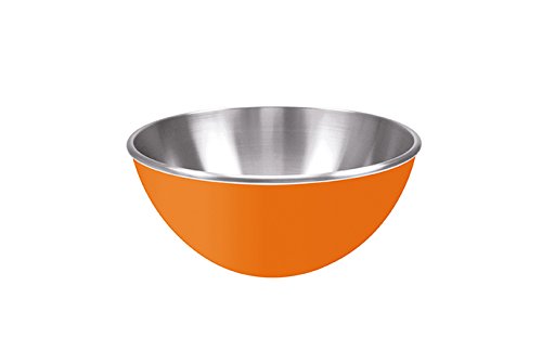 ZAK Gemini Edelstahl- Melaminschüssel Ø 16 cm, orange von Zak Designs