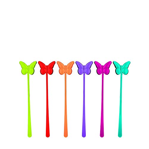 Zak Designs Rührstäbchen Schmetterlinge 6er Set Regenbogen 18 cm Zak Designs Rührstäbchen Schmetterlinge 6er Set Regenbogen 18 cm von Zak Designs