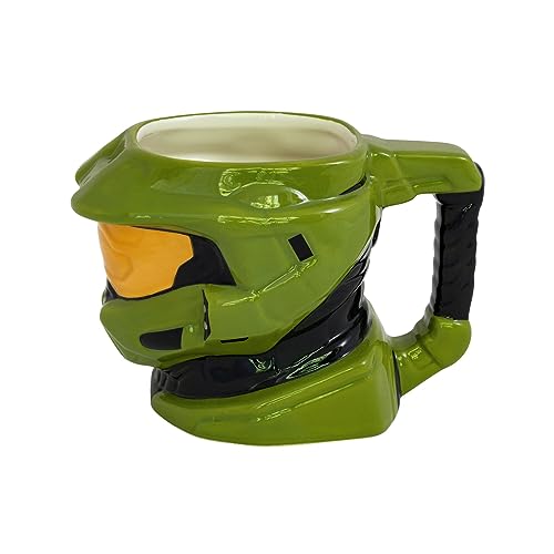 Zak Designs Exclusive Halo Master Chief 3D-Tasse, Keramik, Grün von Zak