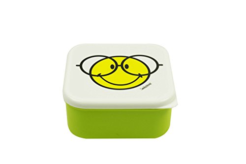 Zak Smiley Classic Brotdose 12 x 12 cm grün von Zak Designs