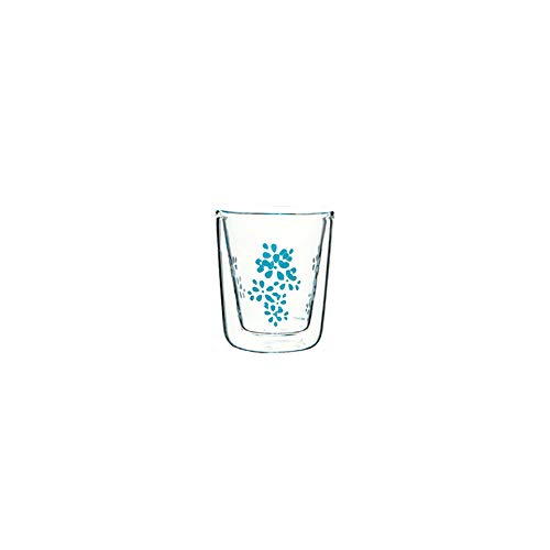 Zak! designs 6758-4716 Doppelwandiges Glas, Aqua von Zak Designs