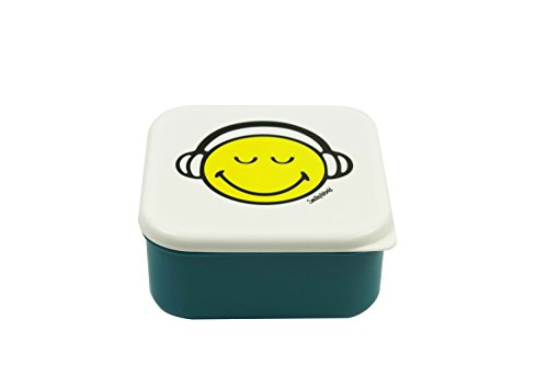 zak Smiley Classic Brotdose 12 x 12 cm blau von Zak Designs