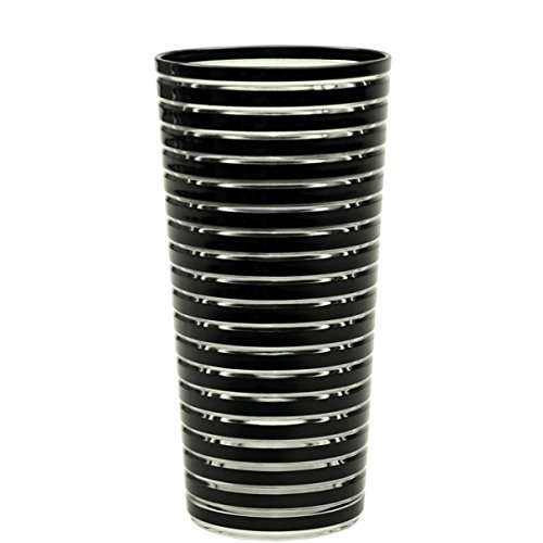 zak! Trinkbecher Swirl 600ml in schwarz, Kunststoff, 45x20x15 cm von Zak Designs