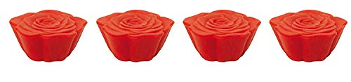 zak!designs 0078-520 Rosen Topfuntersetzer 4-teiliges Set rot von Zak Designs